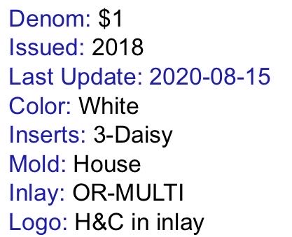 $1.00 Grand Sierra Resort  coin collectible - Main Image 2