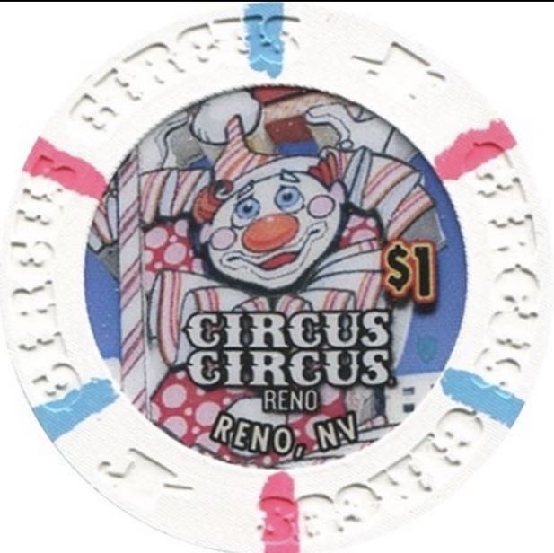$1.00 Circus Circus Reno  coin collectible - Main Image 2