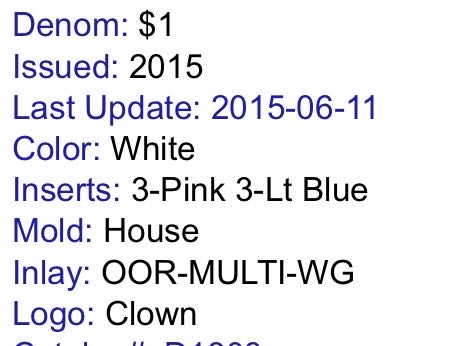 $1.00 Circus Circus Reno  coin collectible - Main Image 3