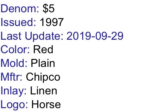 $5.00 Circus Circus (Reno)  coin collectible - Main Image 2