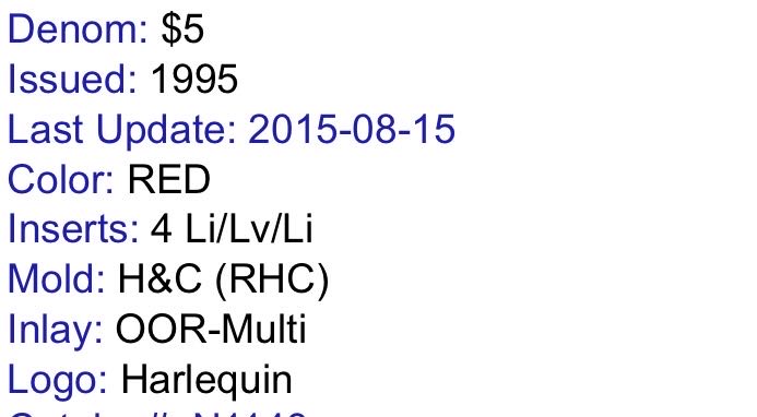 $5.00 Peppermill (Reno)  coin collectible - Main Image 2