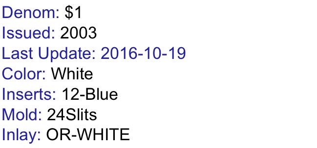 $1.00 Eldorado  coin collectible - Main Image 2