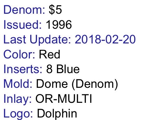 $5.00 Atlantis Resort Casino  coin collectible - Main Image 2