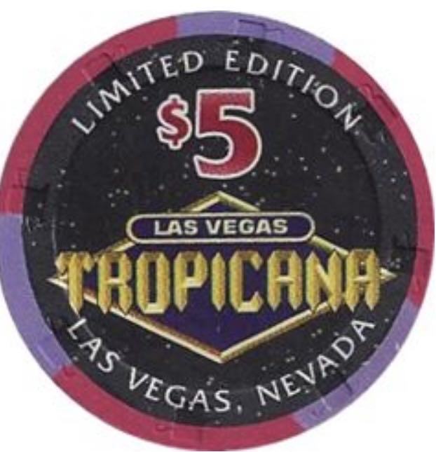 $5.00 Tropicana Resort & Casino (Las Vegas)  coin collectible - Main Image 2