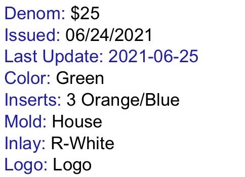 $25.00 Resort World Las Vegas  coin collectible - Main Image 2