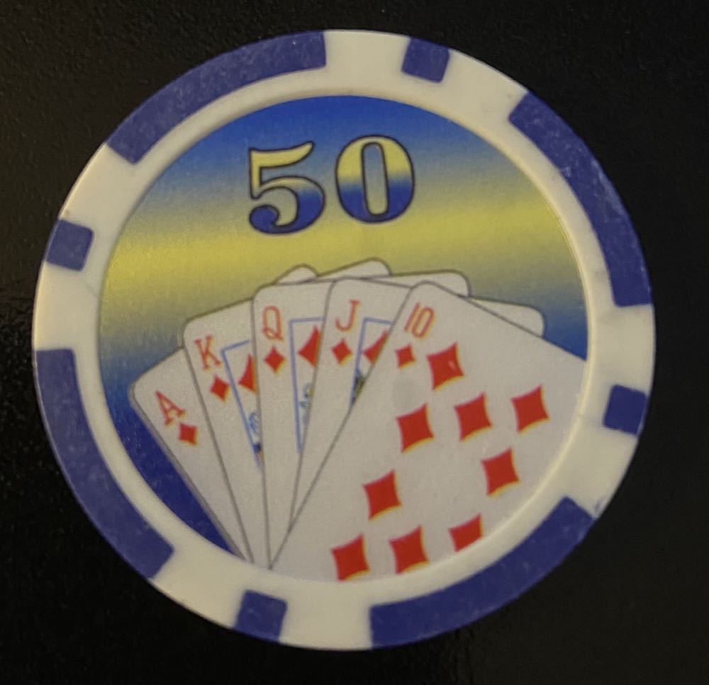 $50.00 Novelty Chip  coin collectible - Main Image 2