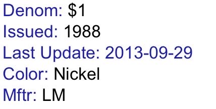 $1.00 Stagecoach  coin collectible - Main Image 4