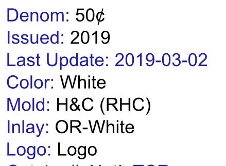 .50 Rainbow Casino  coin collectible - Main Image 2