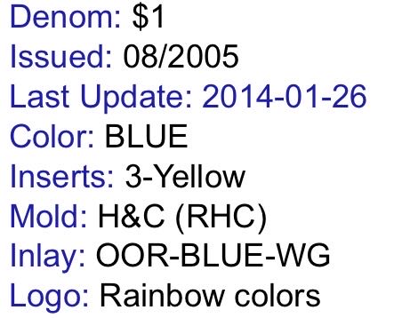 $1.00 Peppermill (Wendover)  coin collectible - Main Image 2