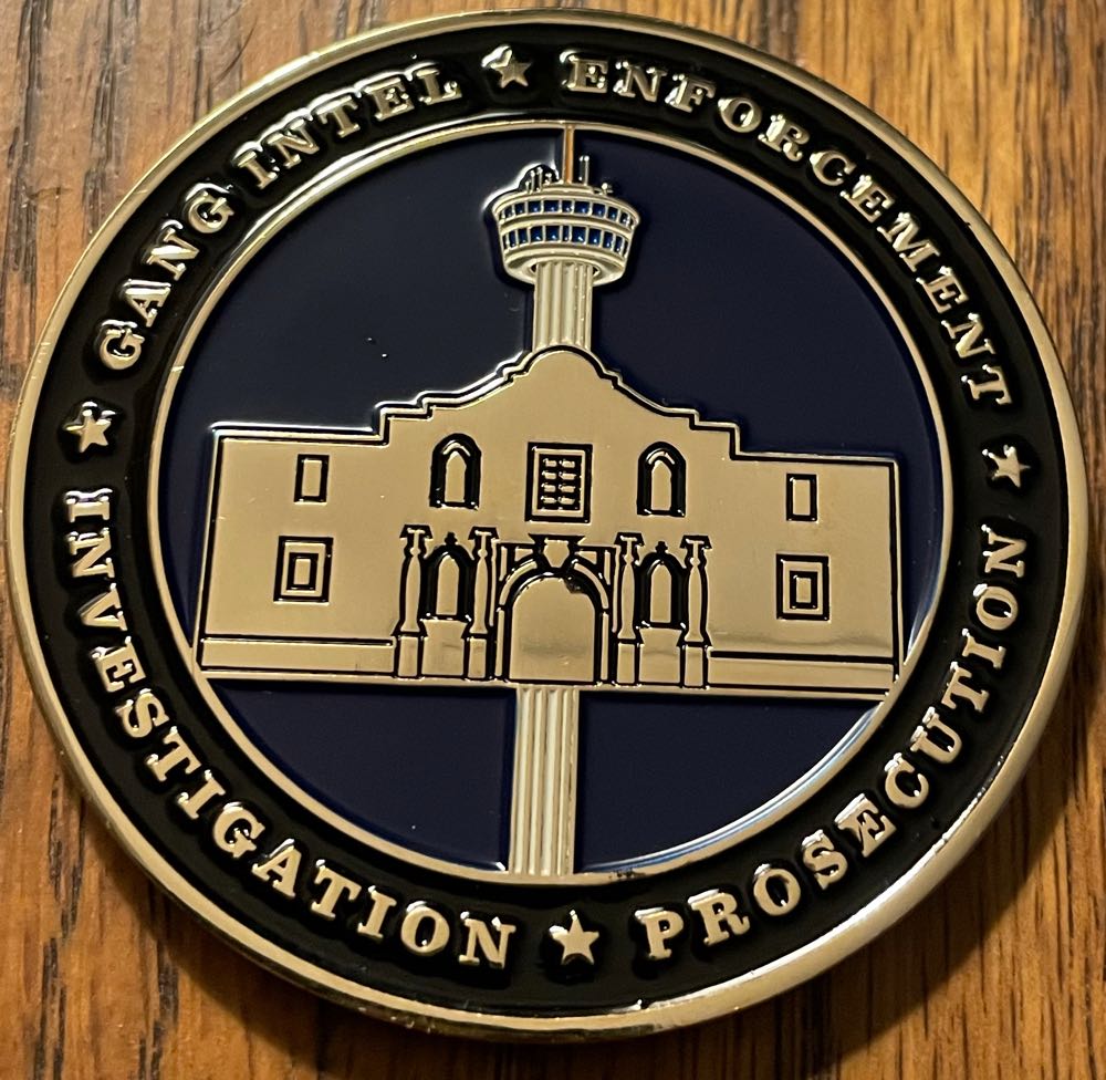 Texas Anti-Gang Center - San Antonio  coin collectible - Main Image 2