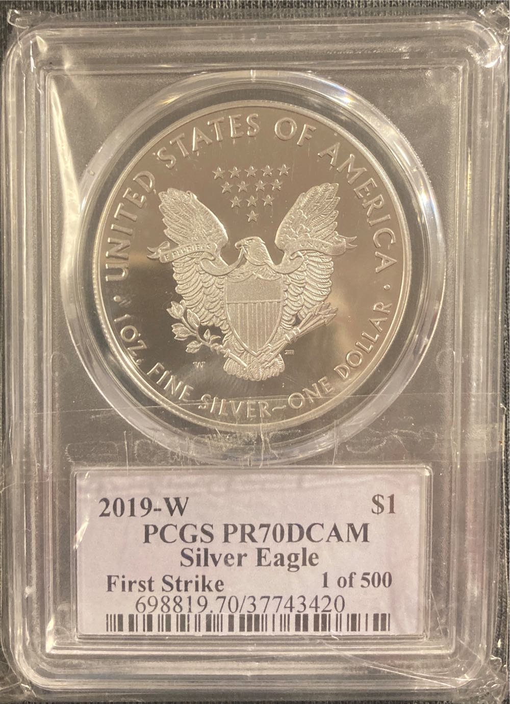 2019-W PCGS PR70 DCAM $1  coin collectible - Main Image 2