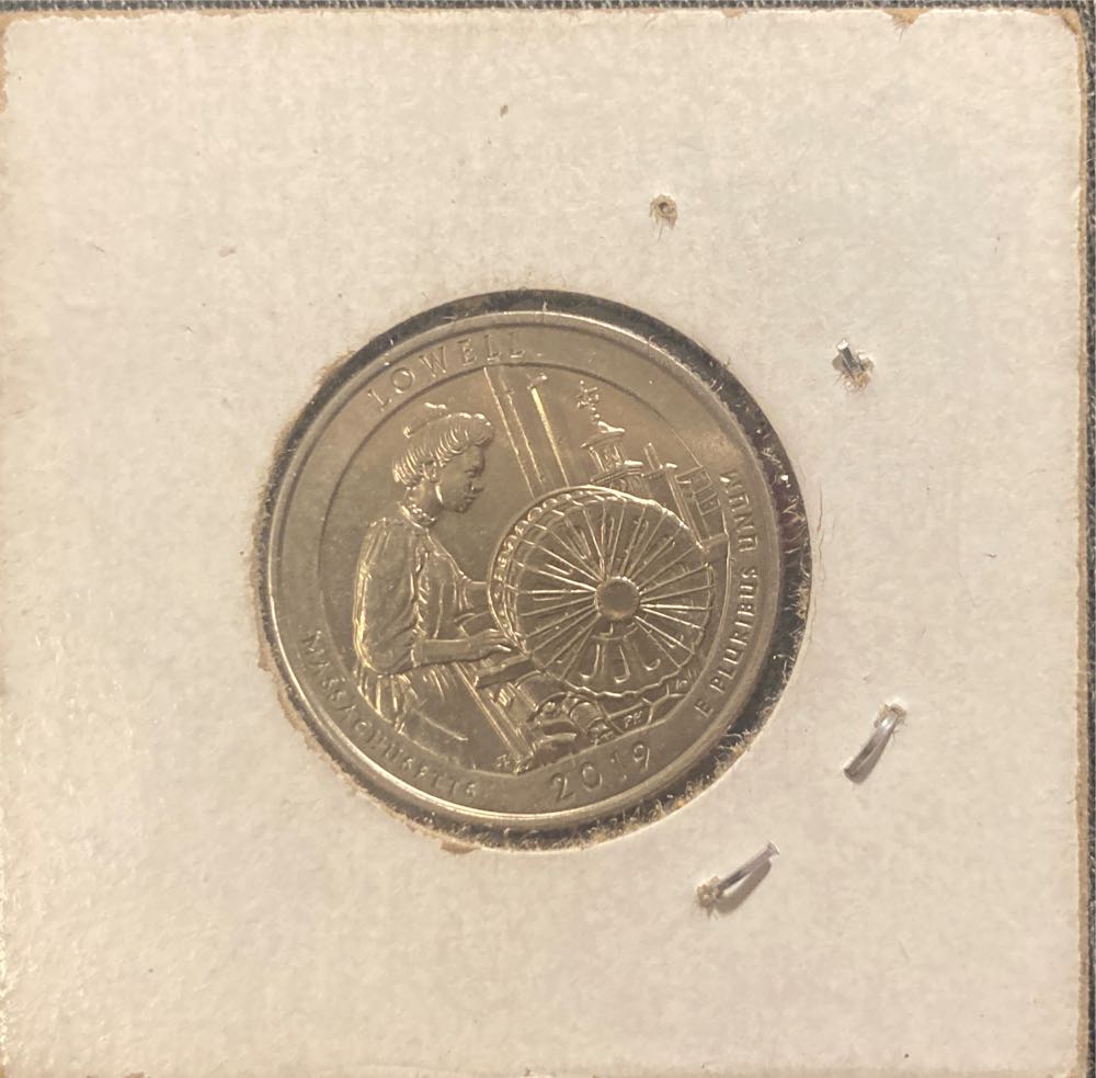 2019-W Lowell Quarter  coin collectible - Main Image 2