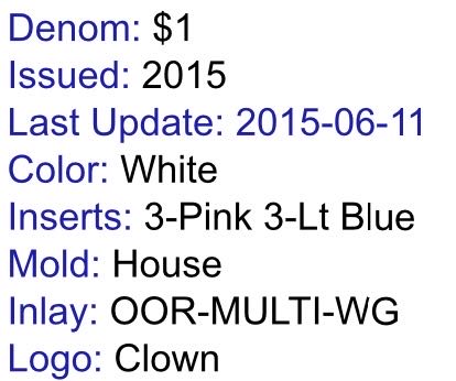 $1.00 Circus Circus (Reno)  coin collectible - Main Image 4