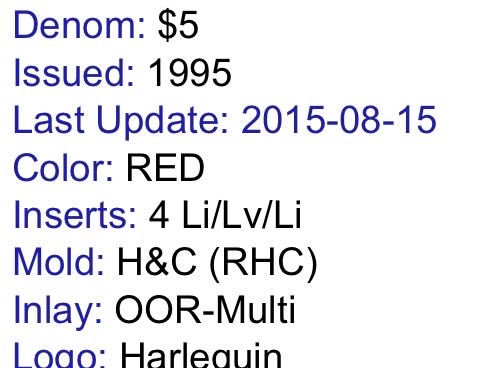 $5.00 Peppermill Reno  coin collectible - Main Image 2