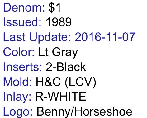 $1.00 Horseshoe Club (Las Vegas)  coin collectible - Main Image 2