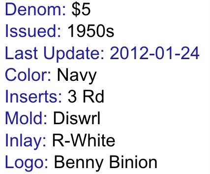 $5.00 Horseshoe Club (Las Vegas)  coin collectible - Main Image 2