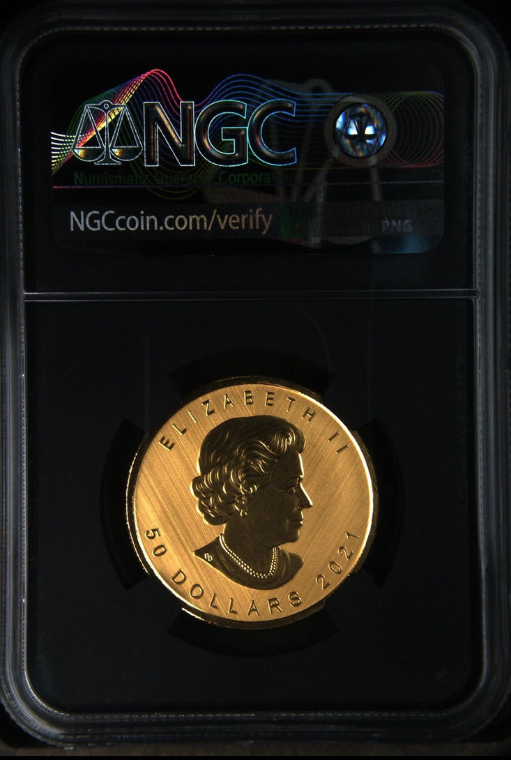 2021 W Maple Leaf  coin collectible - Main Image 2