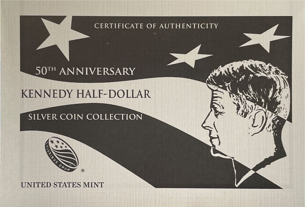 Us Mint 50th Anniversary Kennedy Half-dollar Silver Coin Collection  coin collectible [Barcode 704785581548] - Main Image 2