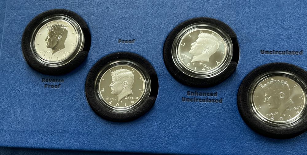 Us Mint 50th Anniversary Kennedy Half-dollar Silver Coin Collection  coin collectible [Barcode 704785581548] - Main Image 3