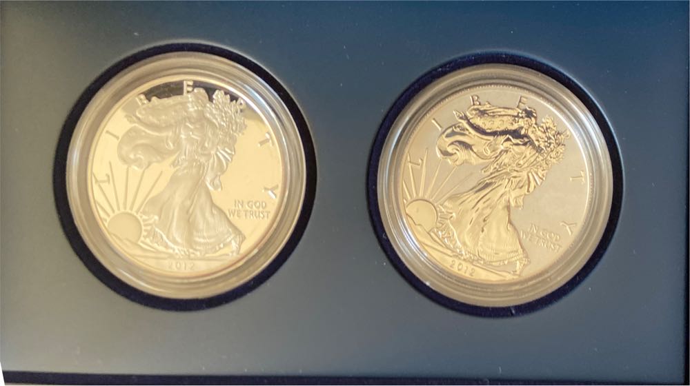 2012 American Eagle San Francisco Two-Coin Silver Proof Set  coin collectible [Barcode 704785362321] - Main Image 2