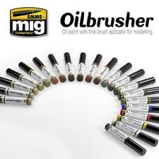 Ammo Mig Oilbrushers Various Colour Tones A 10ml 100ml = 3  coin collectible [Barcode 8432074035077] - Main Image 1
