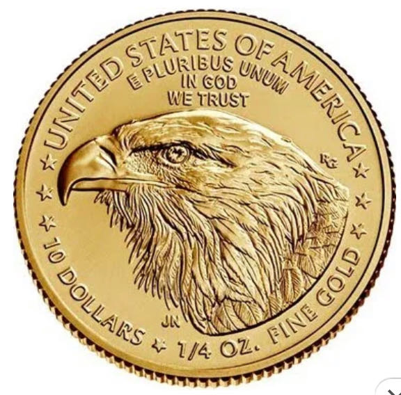 2021 $10 Gold Eagle  coin collectible - Main Image 2
