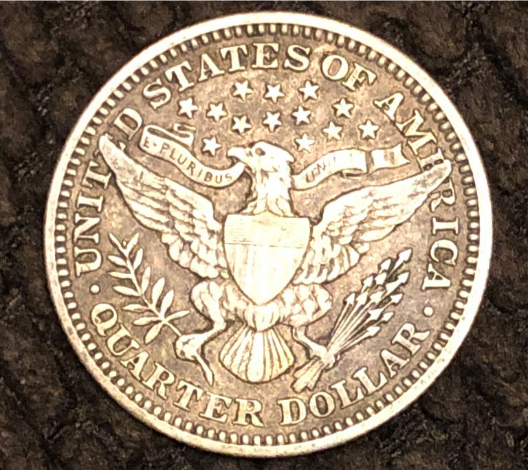 25 Cent - 1909 Barber  coin collectible - Main Image 2