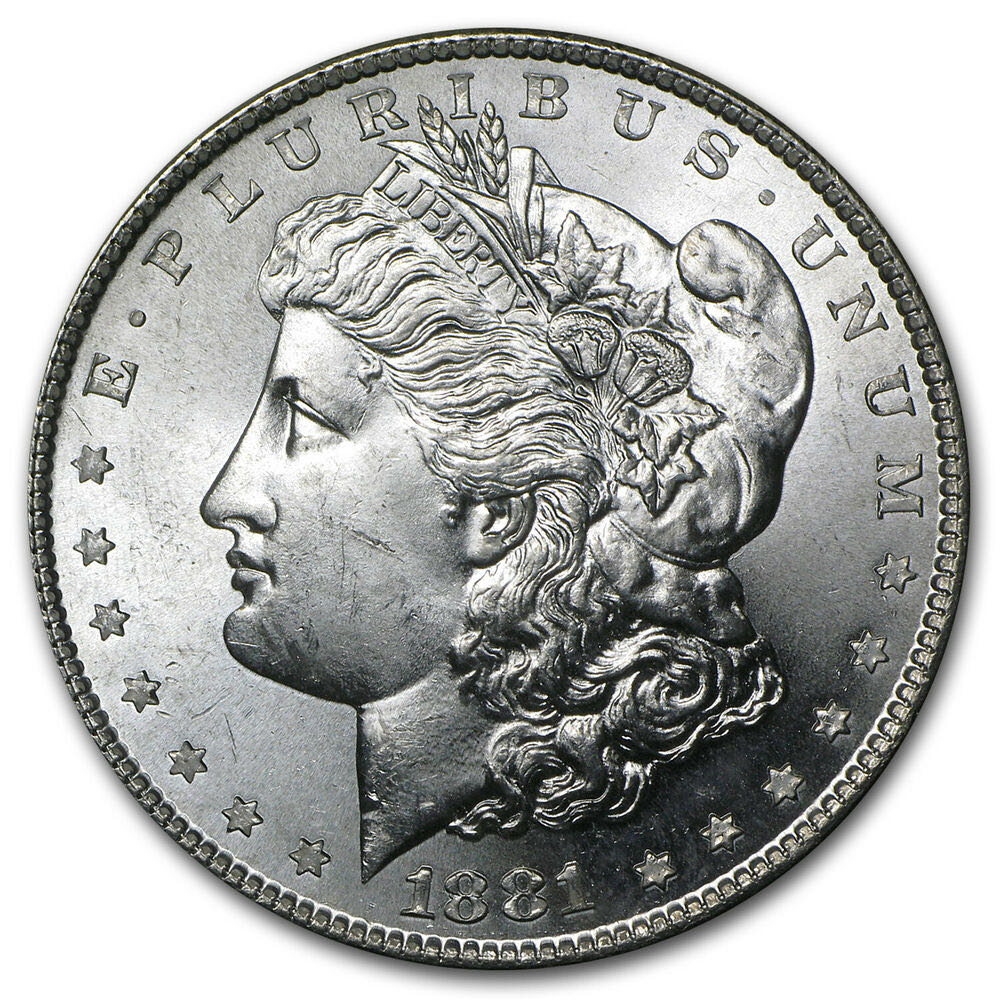 1881 - Morgan Silver Dollar  coin collectible - Main Image 3