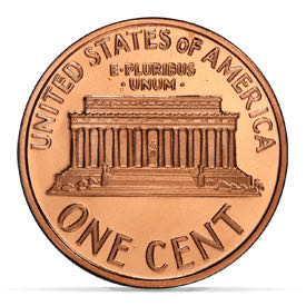 1990 Lincoln- Kennedy Penny  coin collectible - Main Image 4