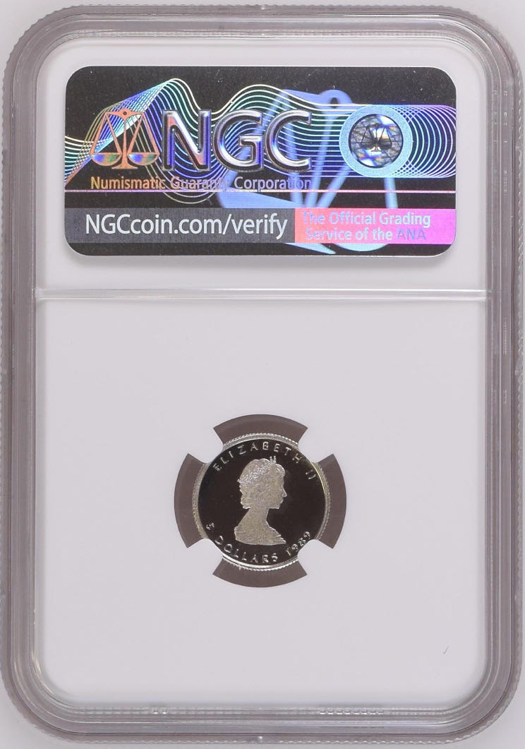 1989 Maple Leaf  coin collectible - Main Image 2