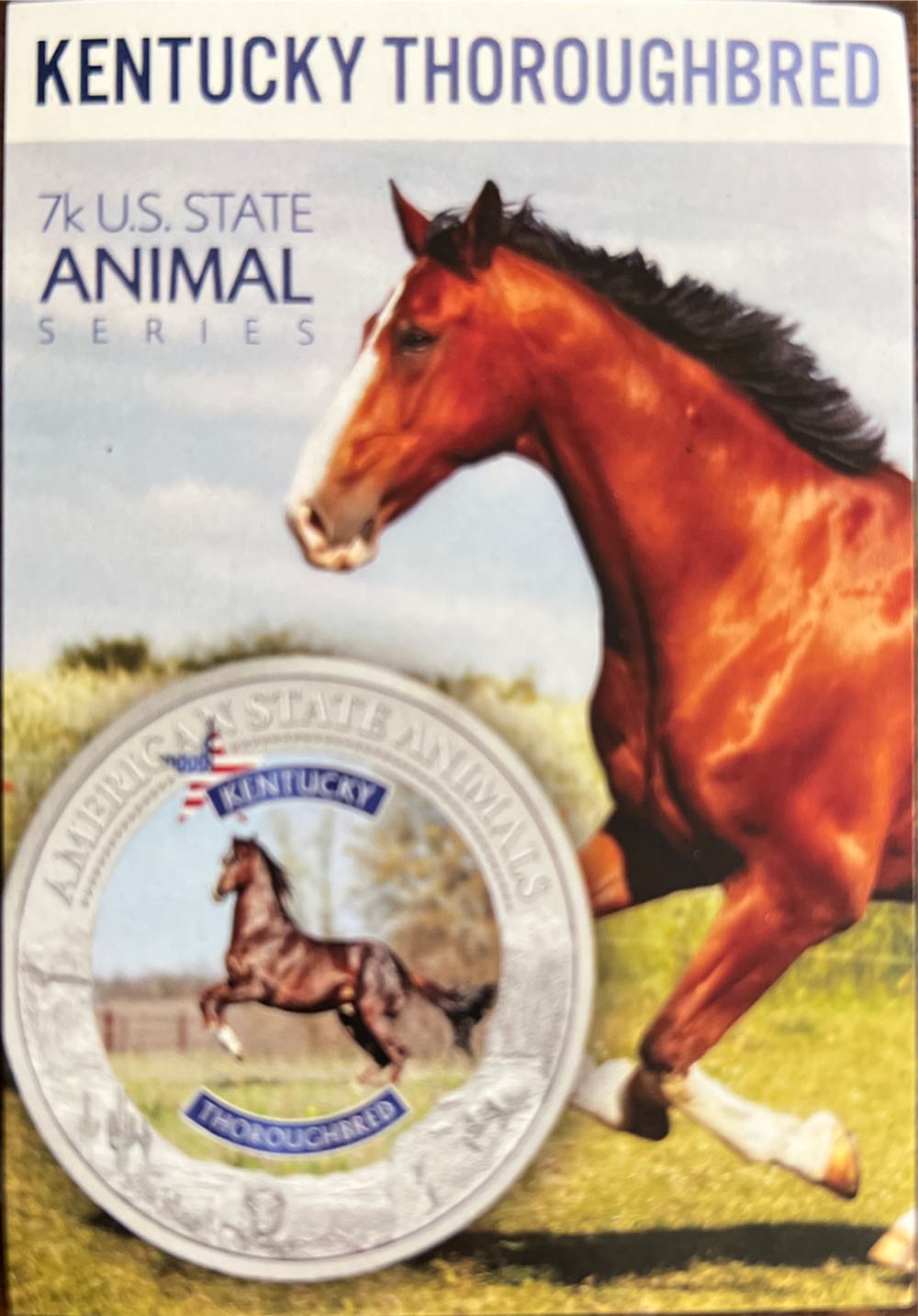 Kentucky - Thoroughbred  coin collectible - Main Image 3