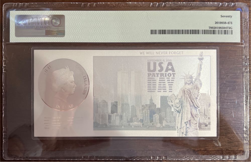 911 Commemorative Silver Dollar  coin collectible - Main Image 2