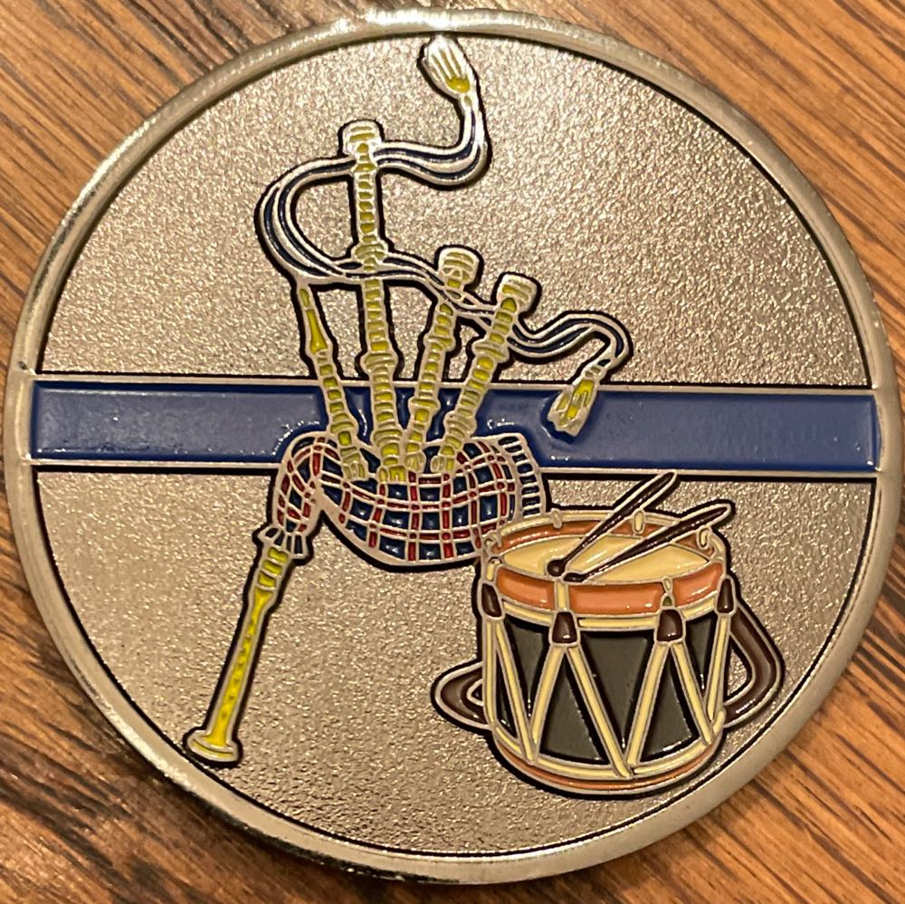 Portland Police Highland Guard  coin collectible - Main Image 2