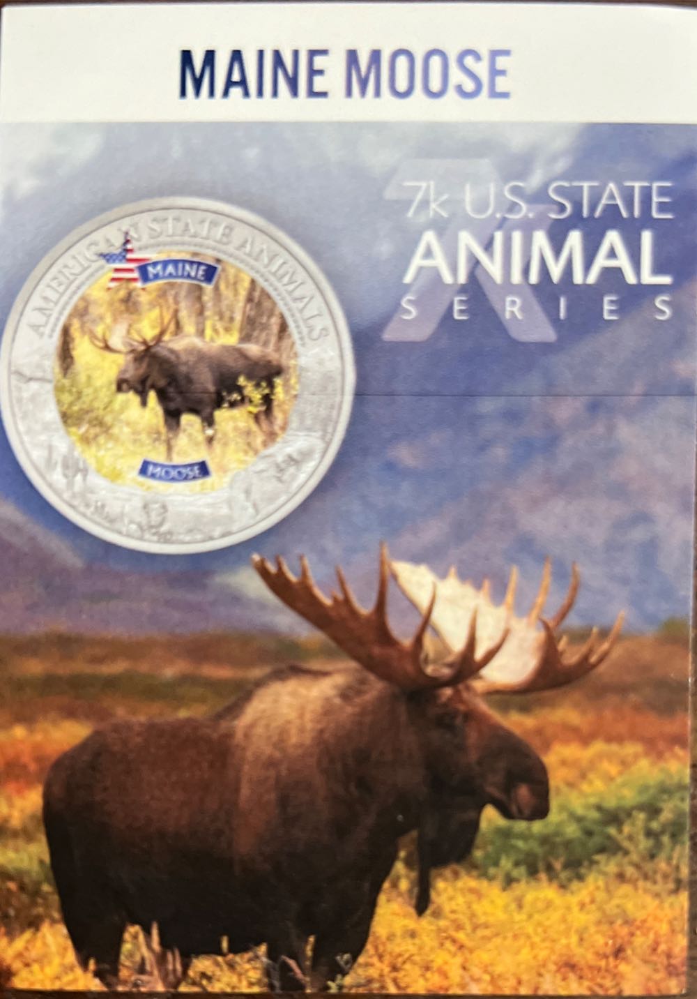 Maine - Moose  coin collectible - Main Image 3