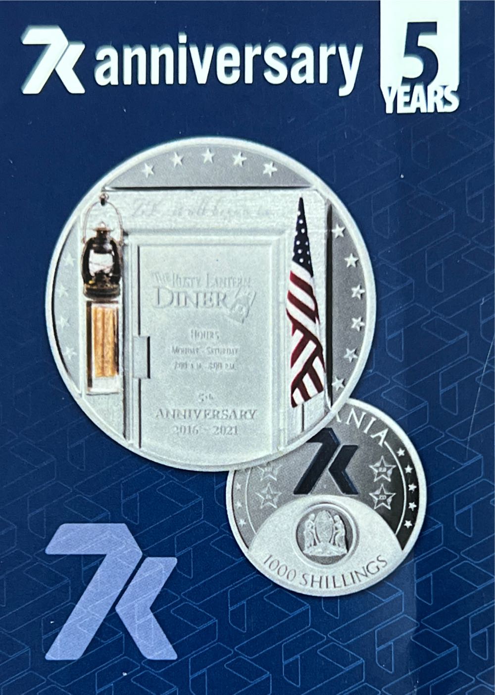 7k 5th Anniversary  coin collectible - Main Image 3