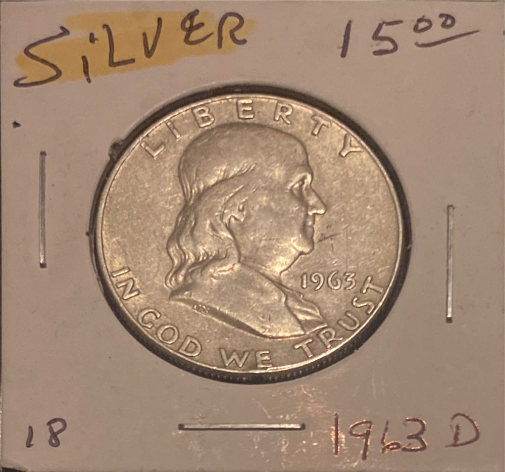Half Dollar 1963 Franklin  coin collectible - Main Image 3