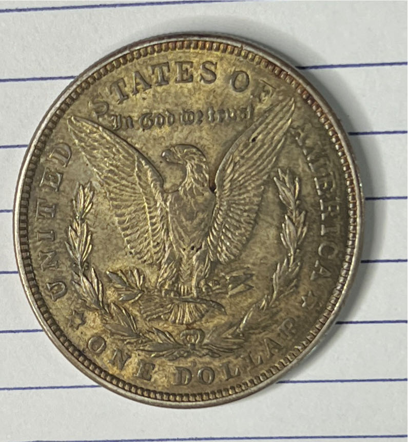 Dollar Silver Morgan  coin collectible - Main Image 2
