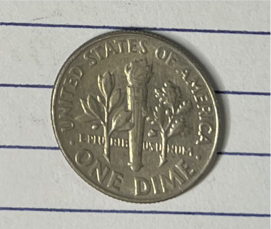 1966 Roosevelt Dime  coin collectible - Main Image 2