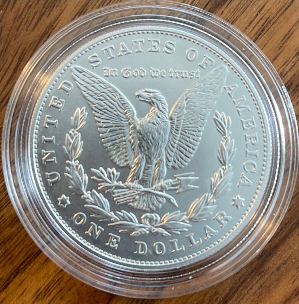 2021 P Morgan S$1 - Uncirculated  coin collectible [Barcode 704786260497] - Main Image 3