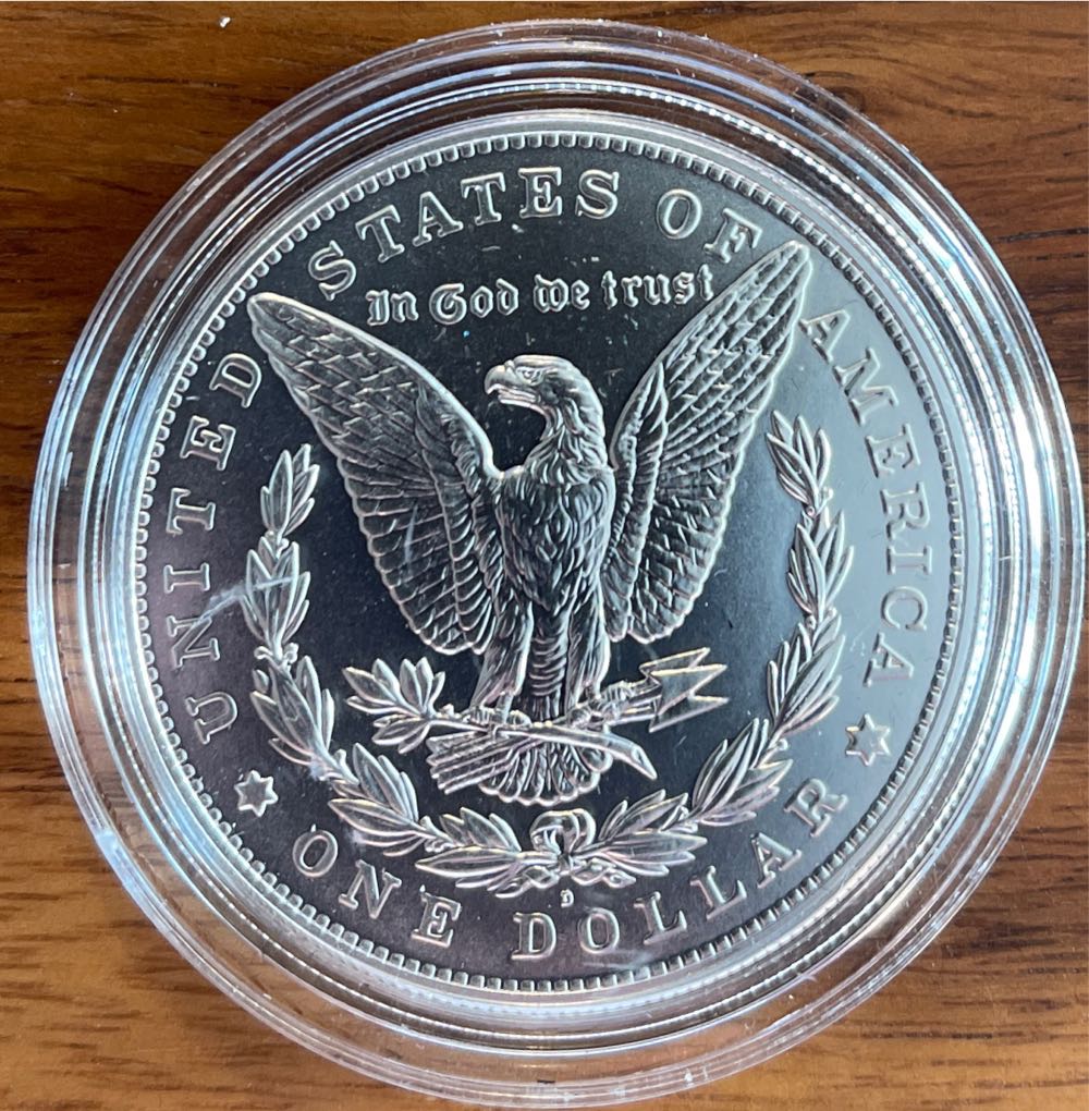 Morgan 2021-D US Mint Silver Dollar 21XG  coin collectible [Barcode 704786260510] - Main Image 3