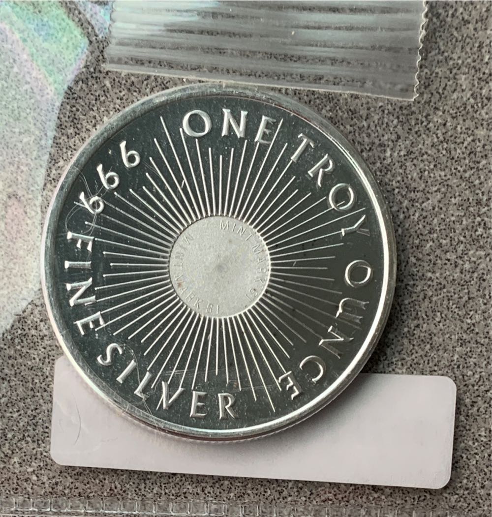 1oz Silver Eagle Round  coin collectible - Main Image 2