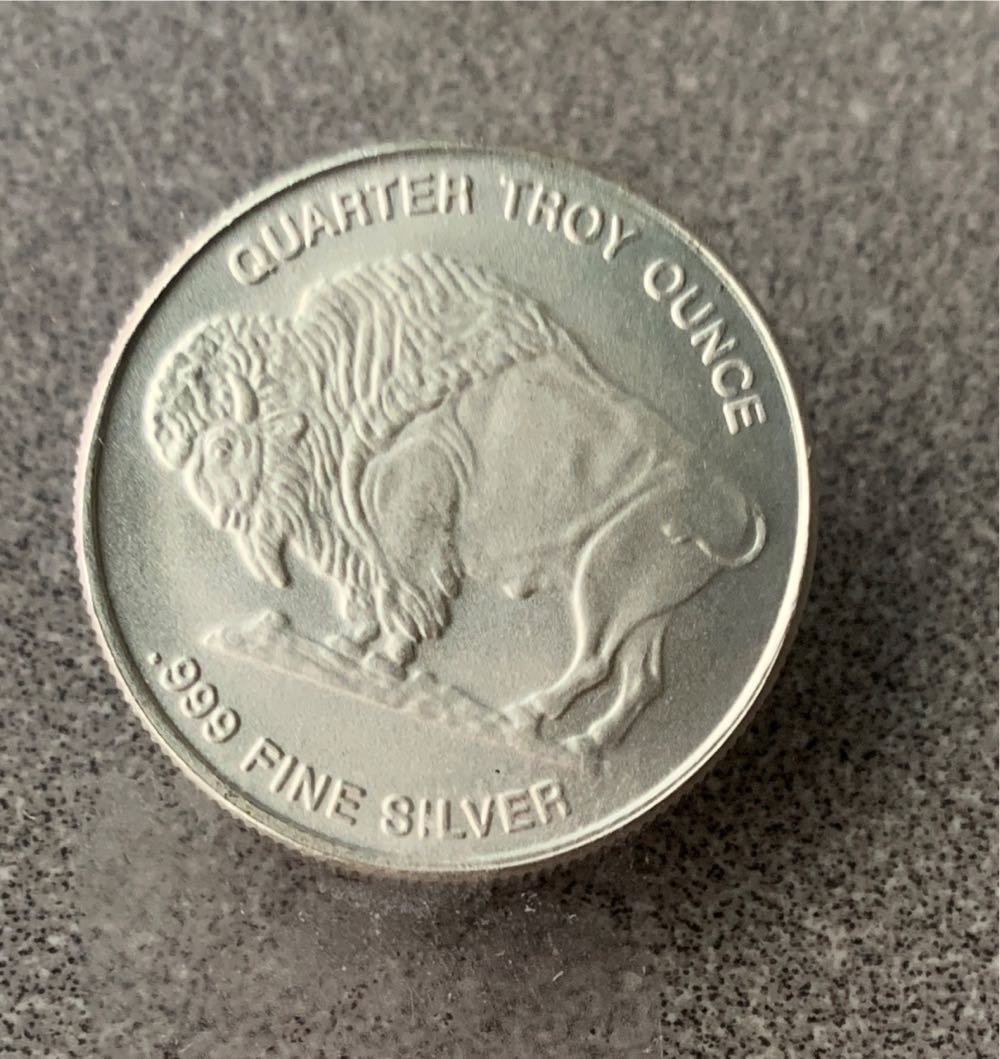 1/4oz Buffalo Round  coin collectible - Main Image 2