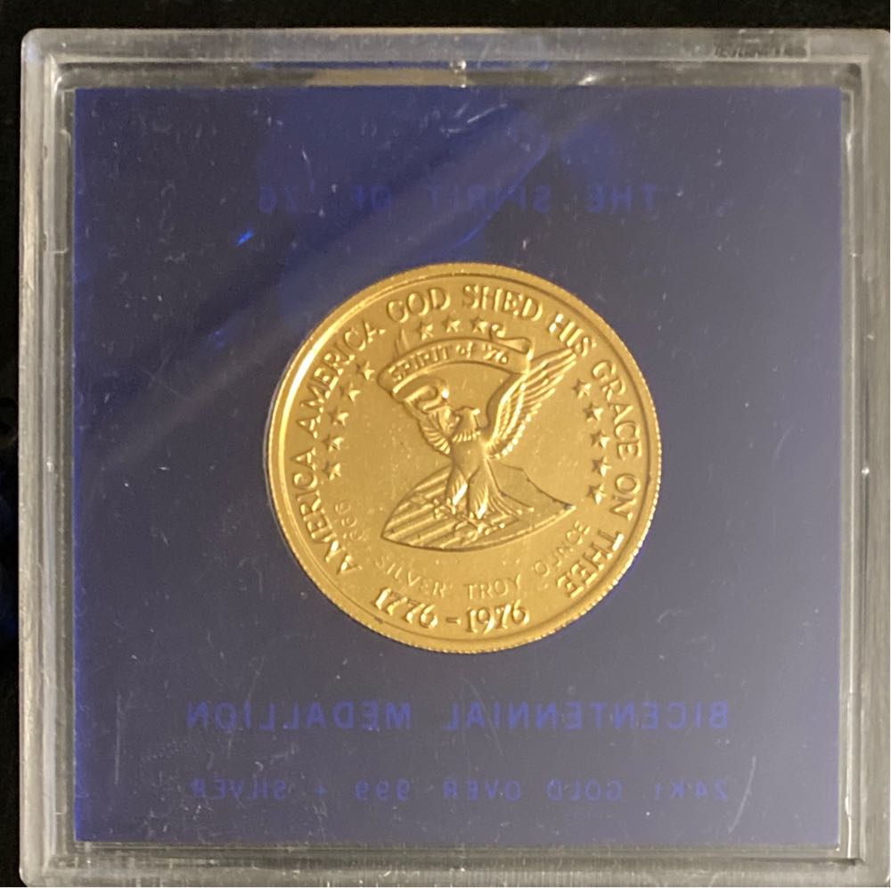 The Spirit of ’76 Bicentennial Medallion  coin collectible - Main Image 2