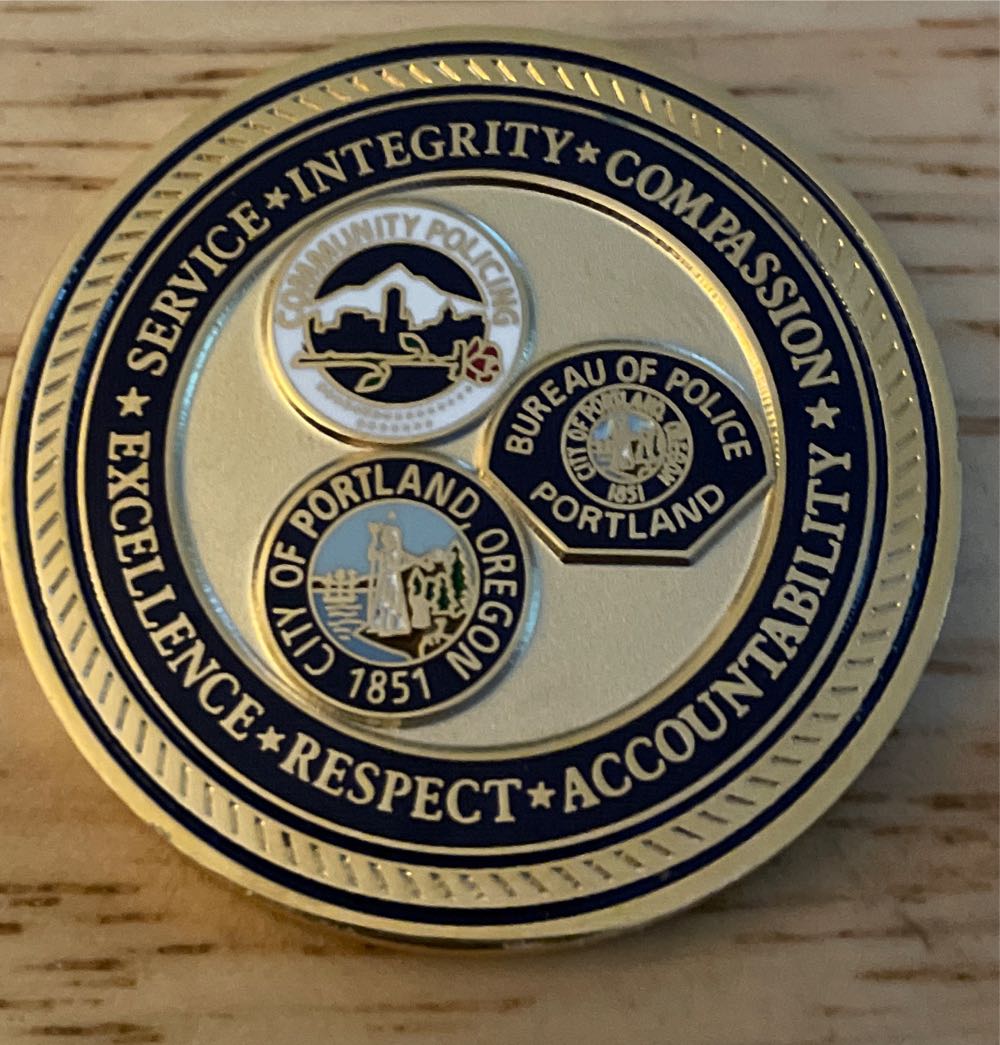 Portland Police Bureau - Drugs Vice Division  coin collectible - Main Image 2