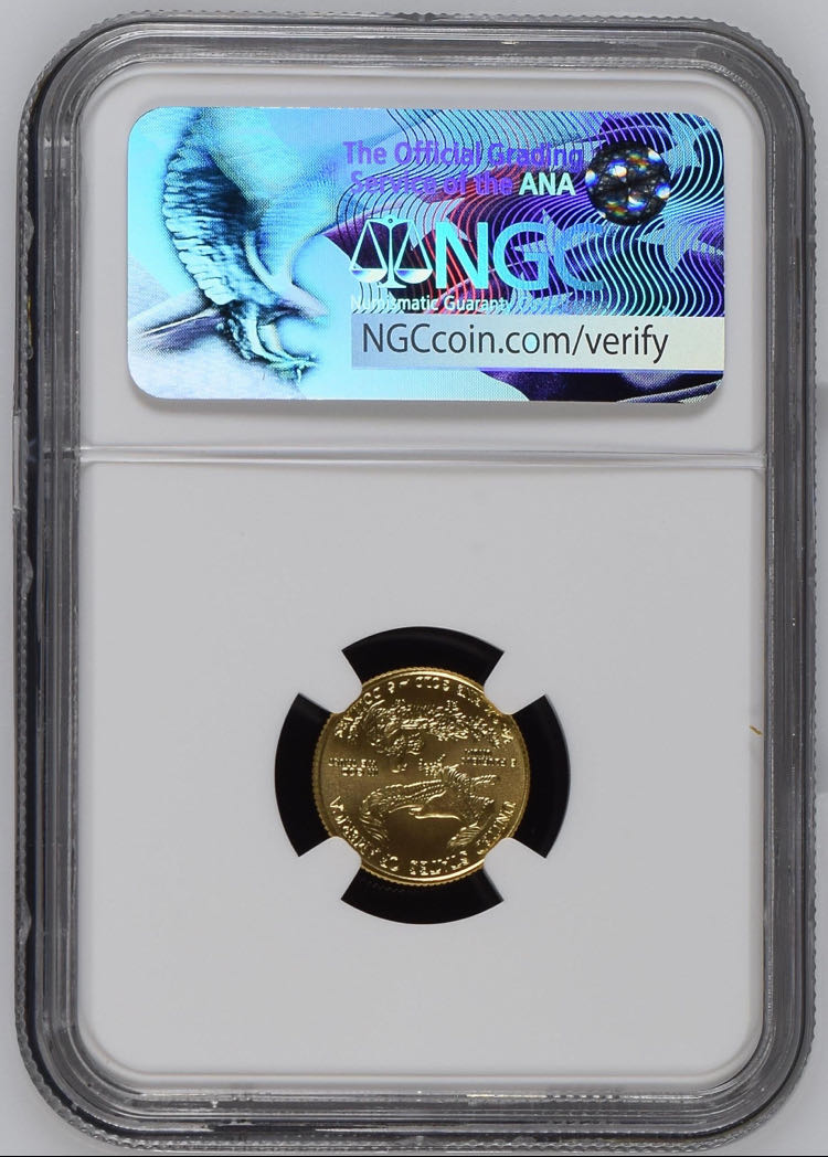 2016 $5 Gold Eagle  MS70 PCGS  coin collectible - Main Image 2