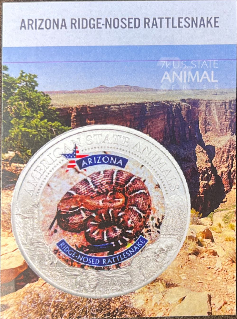 Arizona-Ridge-Nosed Rattlesnake  coin collectible - Main Image 3