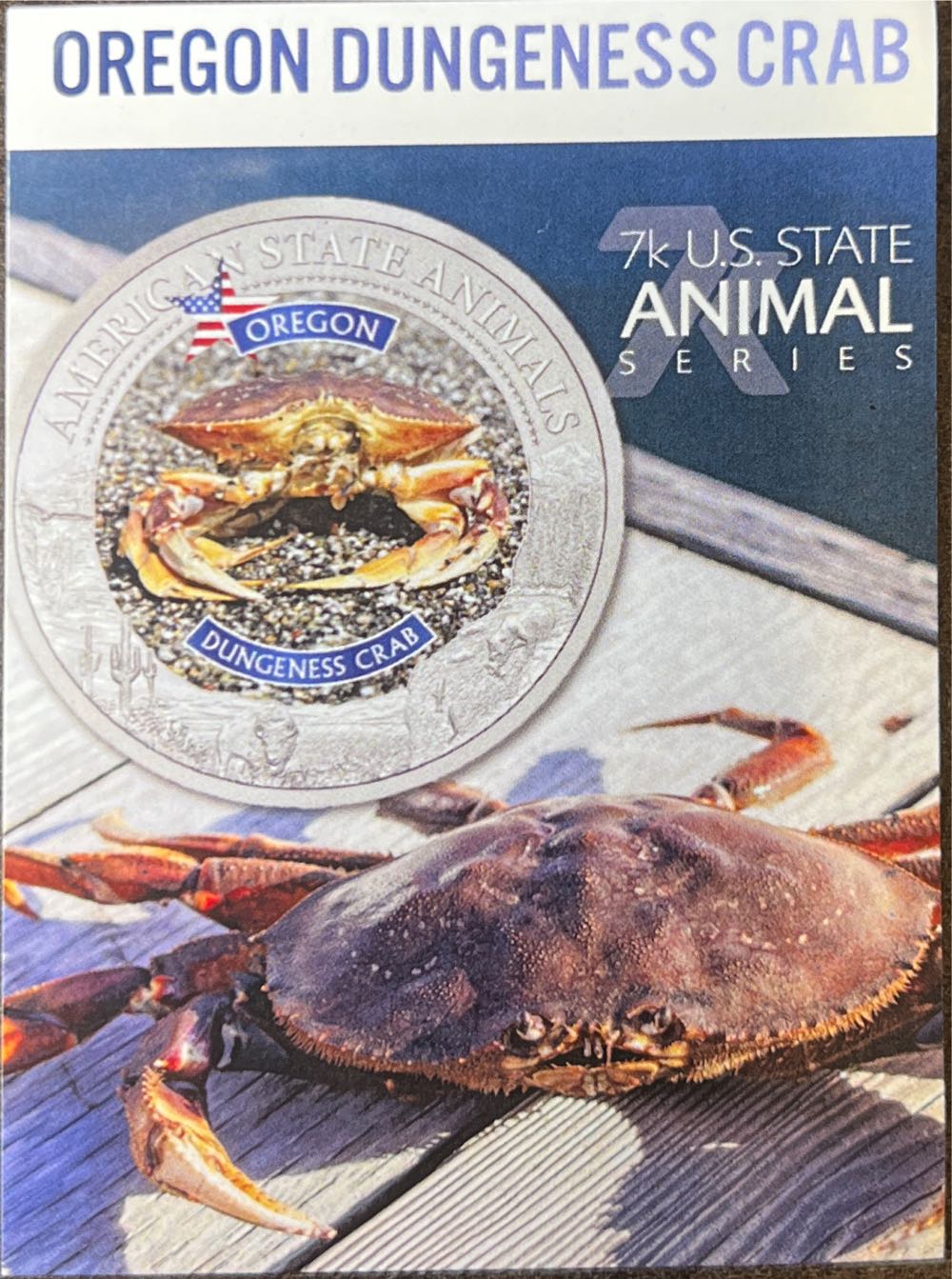 Oregon-Dungeness Crab  coin collectible - Main Image 3