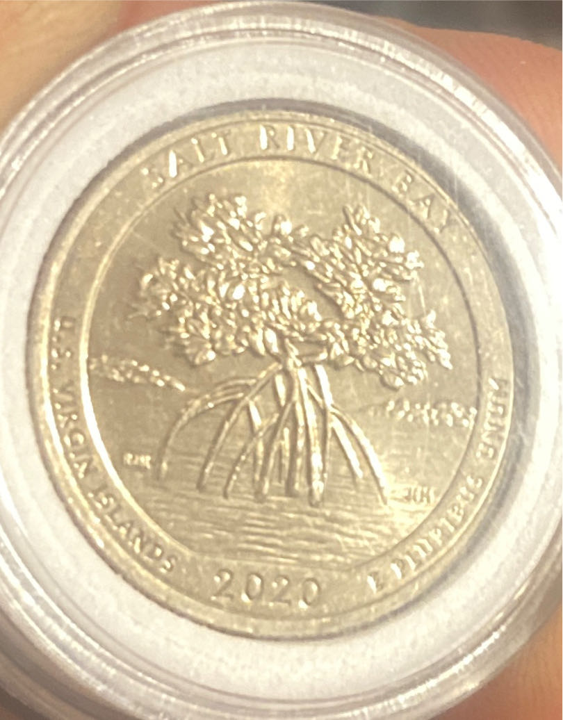 2020 Salt River Bay Quarter  coin collectible - Main Image 2