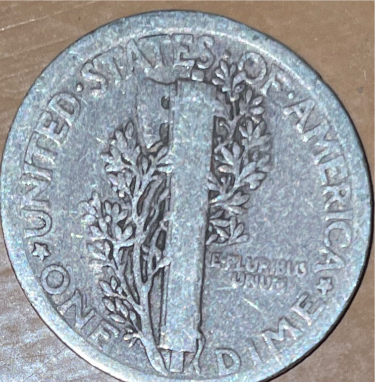 1919 Liberty Dime  coin collectible - Main Image 2