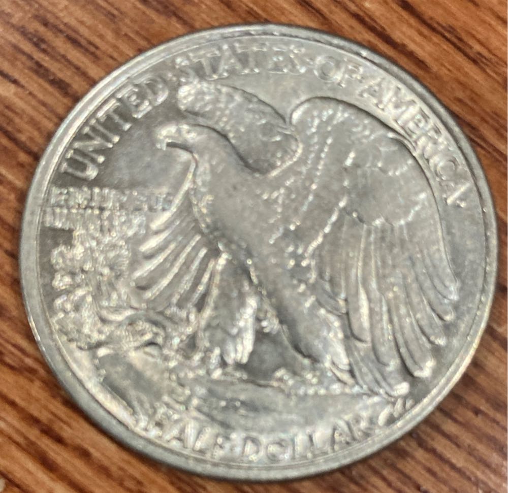 Walking Liberty Half Dollar 1917 S  coin collectible - Main Image 2